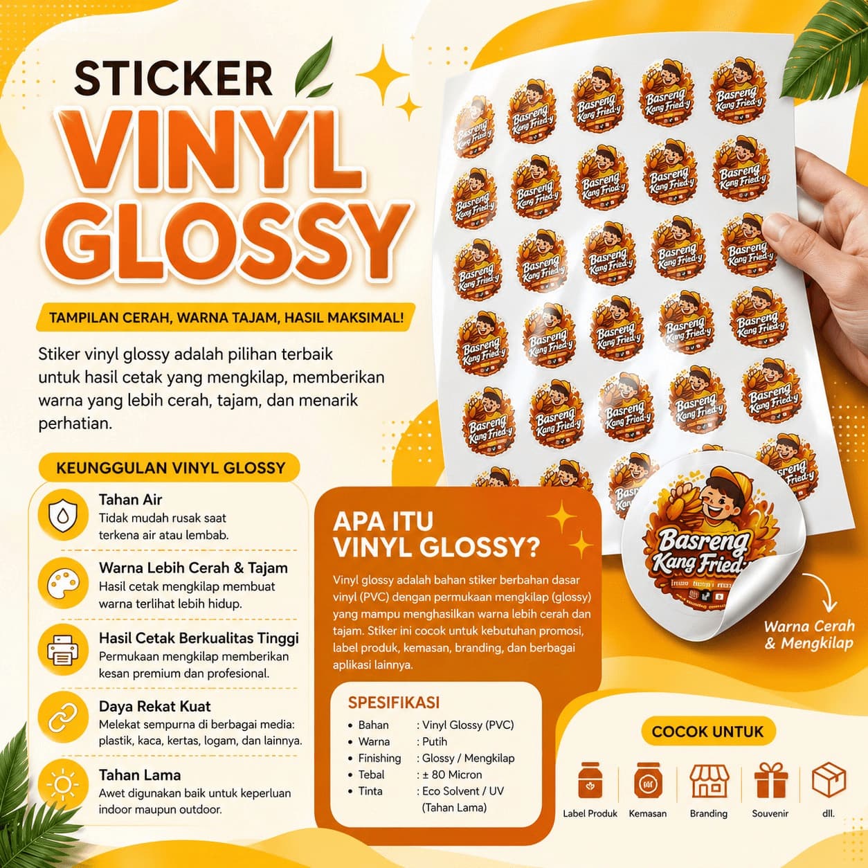 Stiker Vinyl Premium